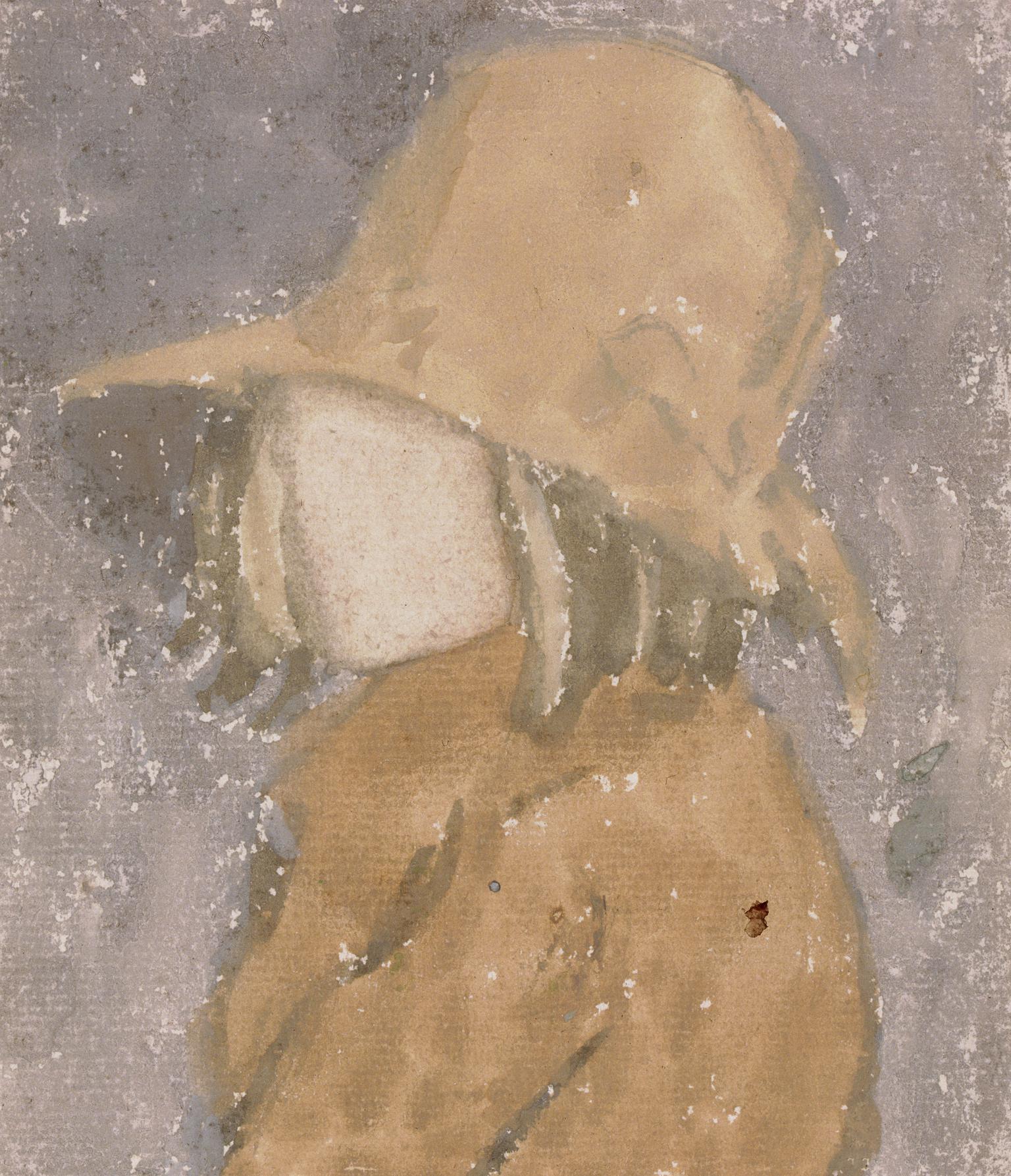 Girl in hat and coat