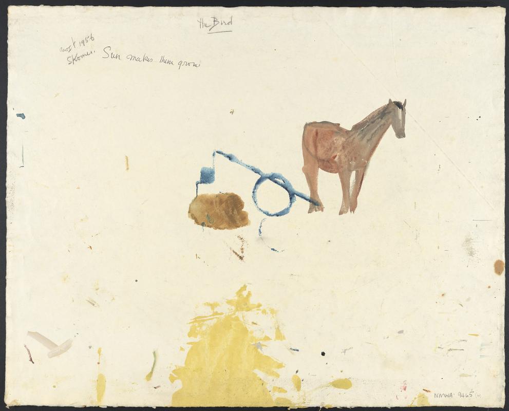 Skomer Landscape with Horse and Basket