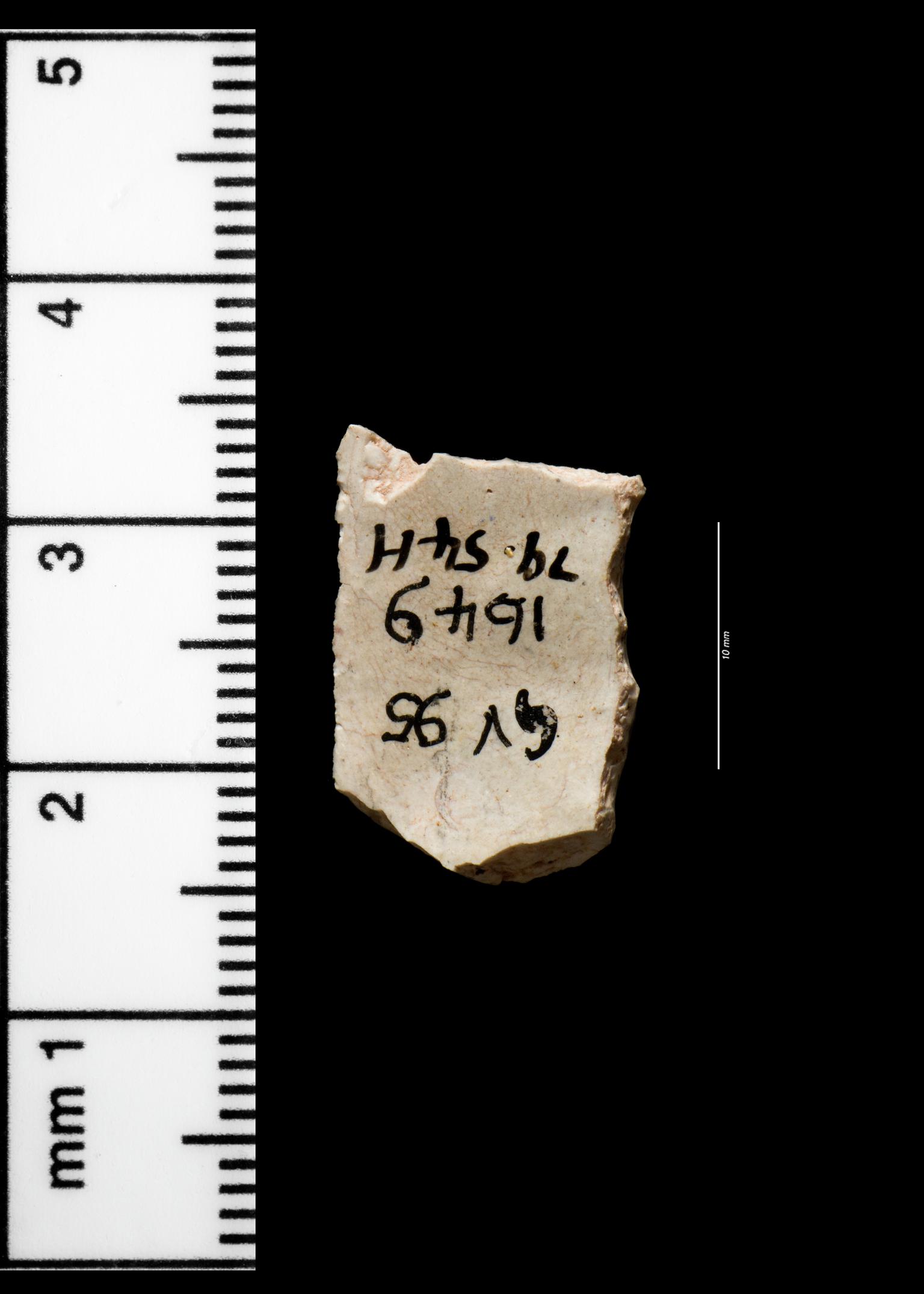 Upper Palaeolithic flint backed blade