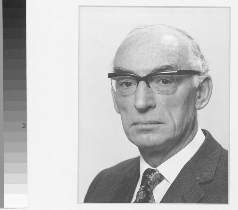 Chief Inspector of Mines, Mr L.D. Rhydderch, photo.