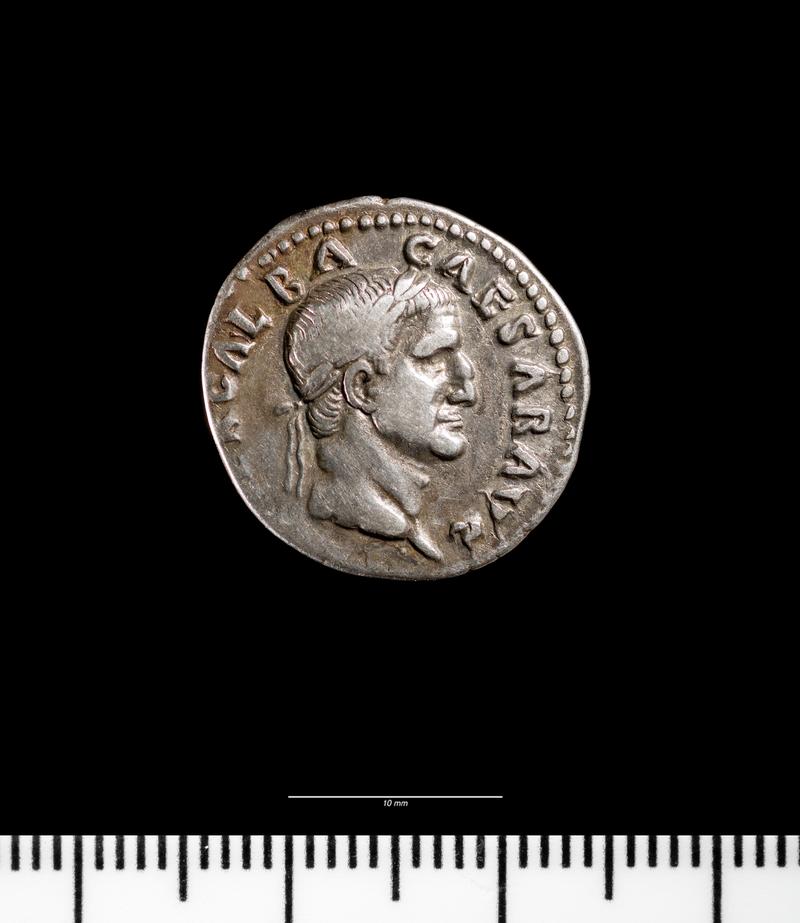 Galba denarius (obv.)