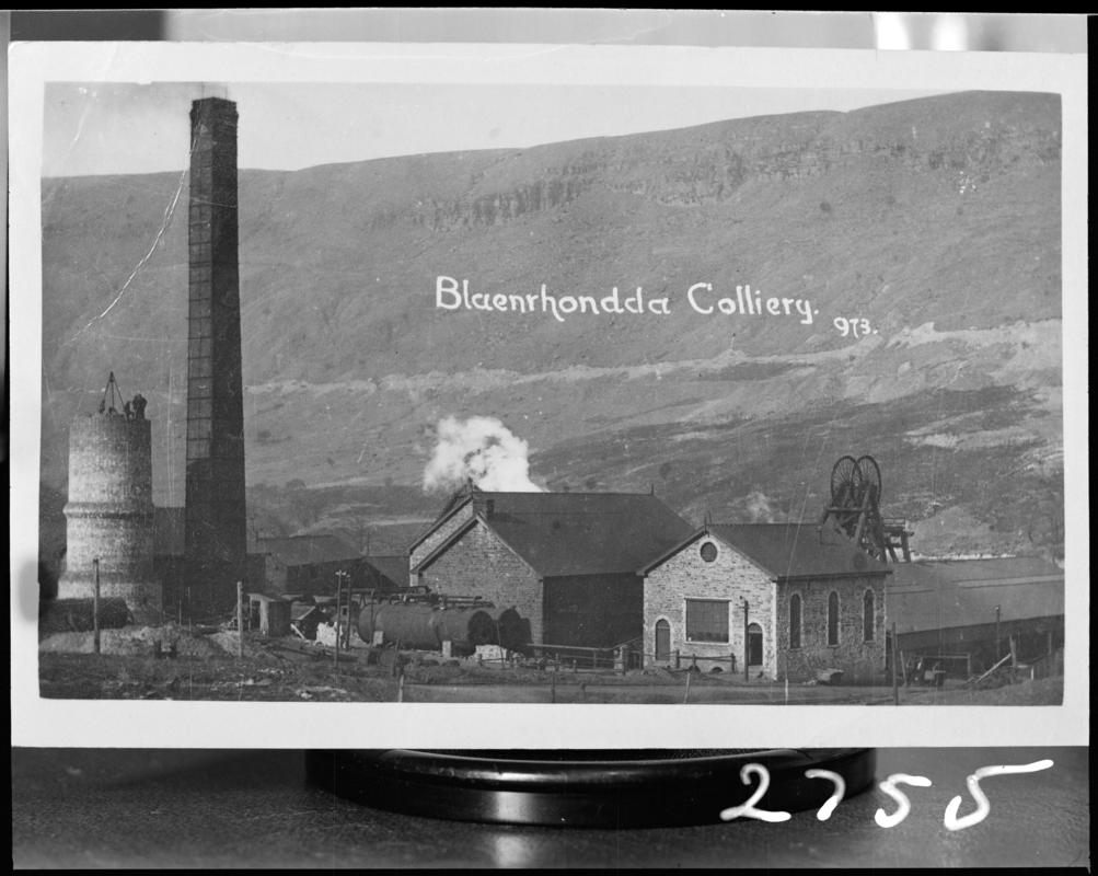 Fernhill Colliery, film negative