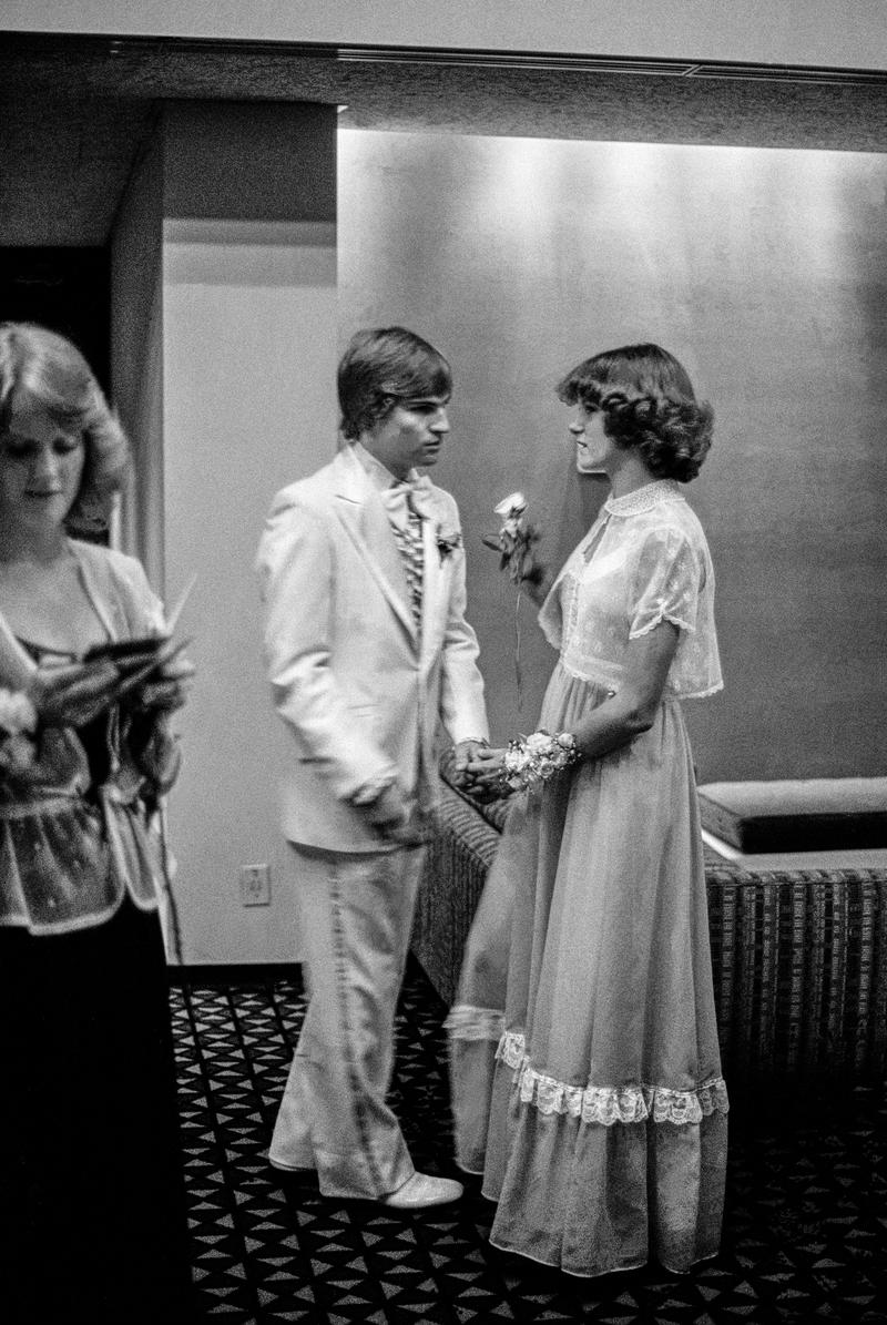 USA. ARIZONA. Marcos de Niza High School Prom dance at the Hyatt Regency. 1980.