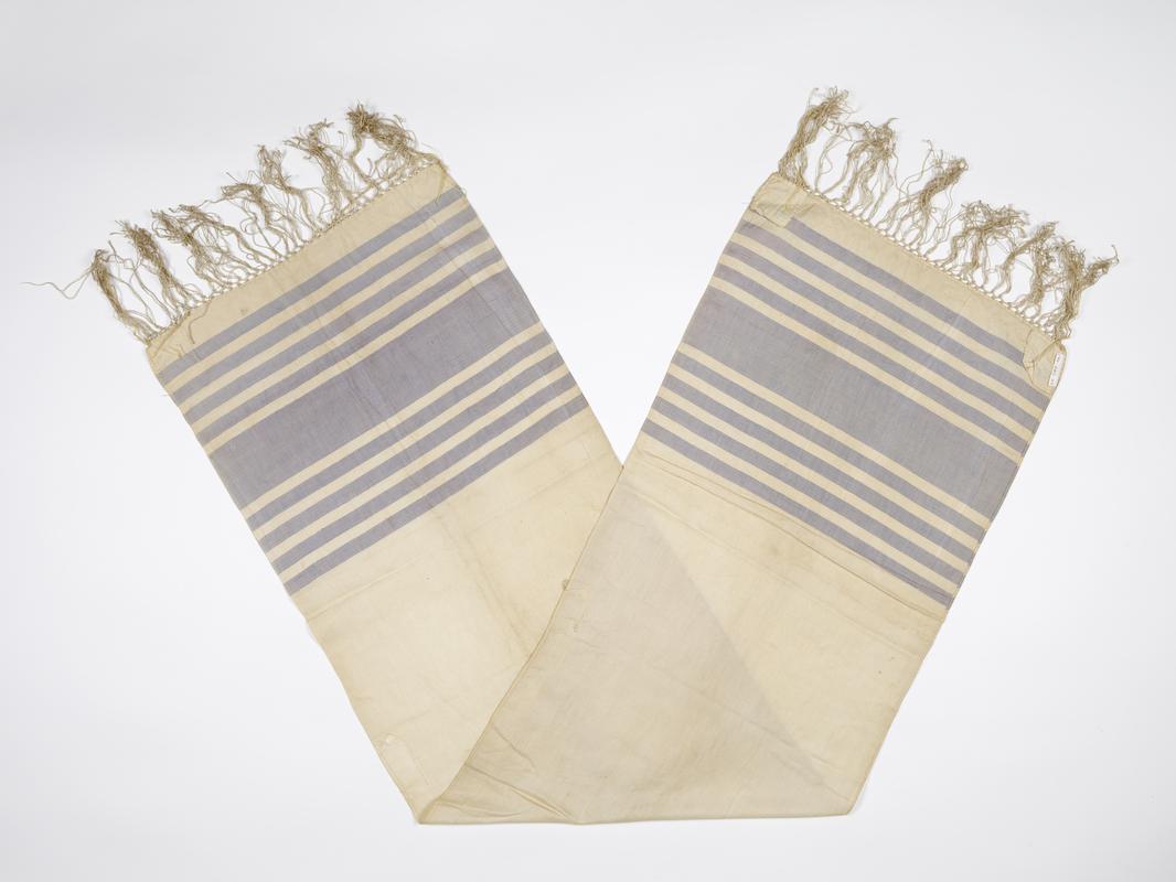 Prayer shawl from Pontypridd Synagogue, 20th century