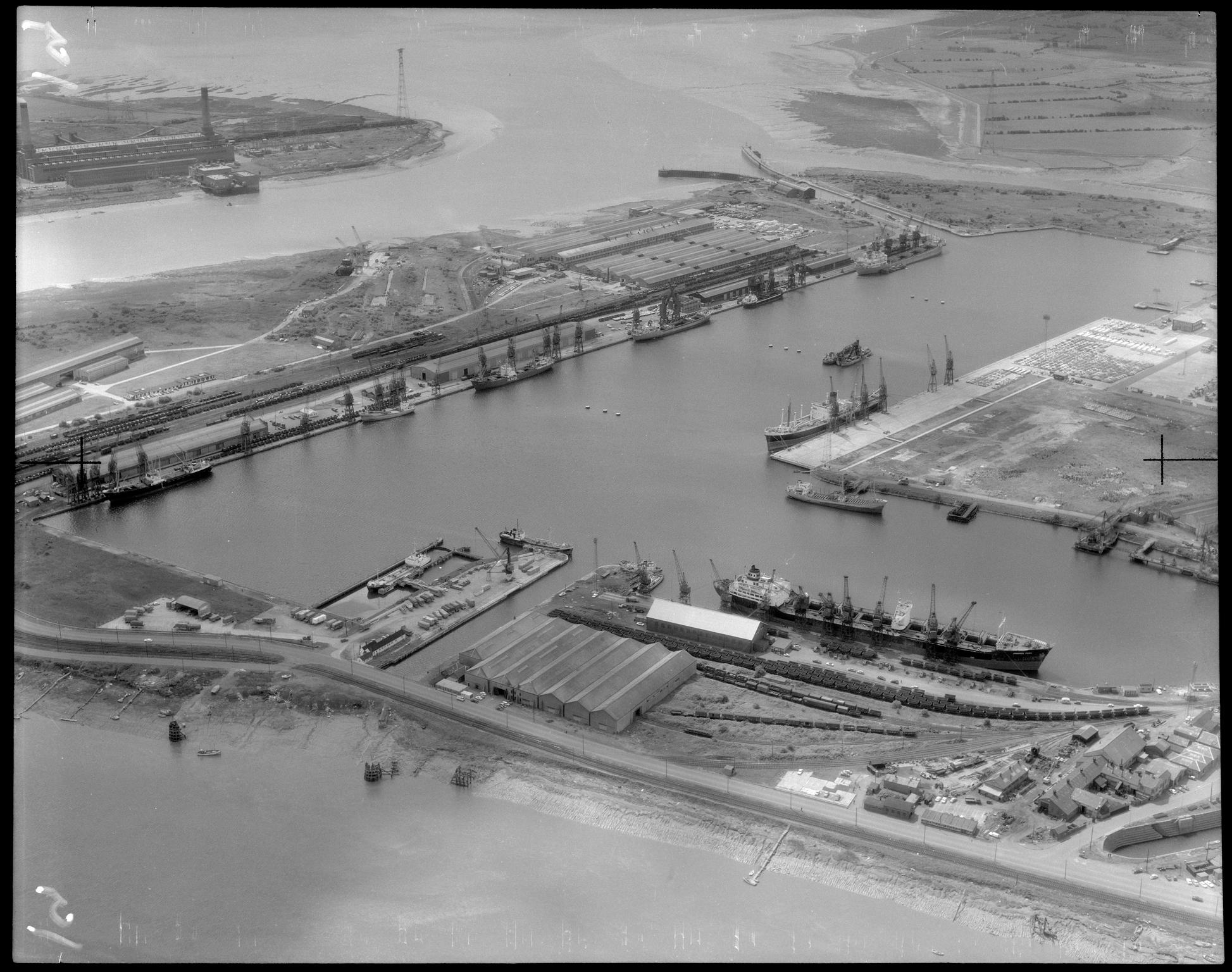 Newport Docks, film negative