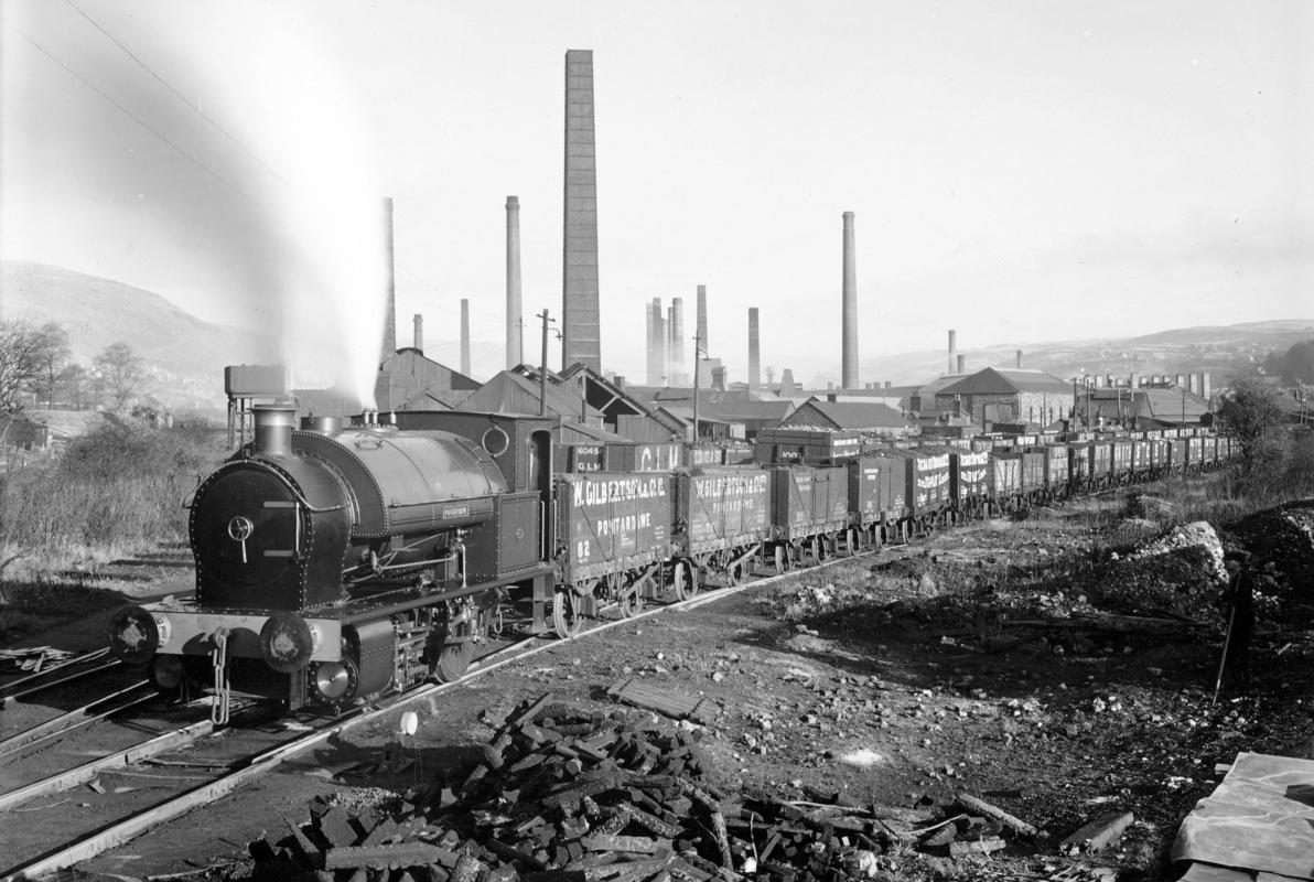 Locomotive PONTARDAWE at Hafod copper works