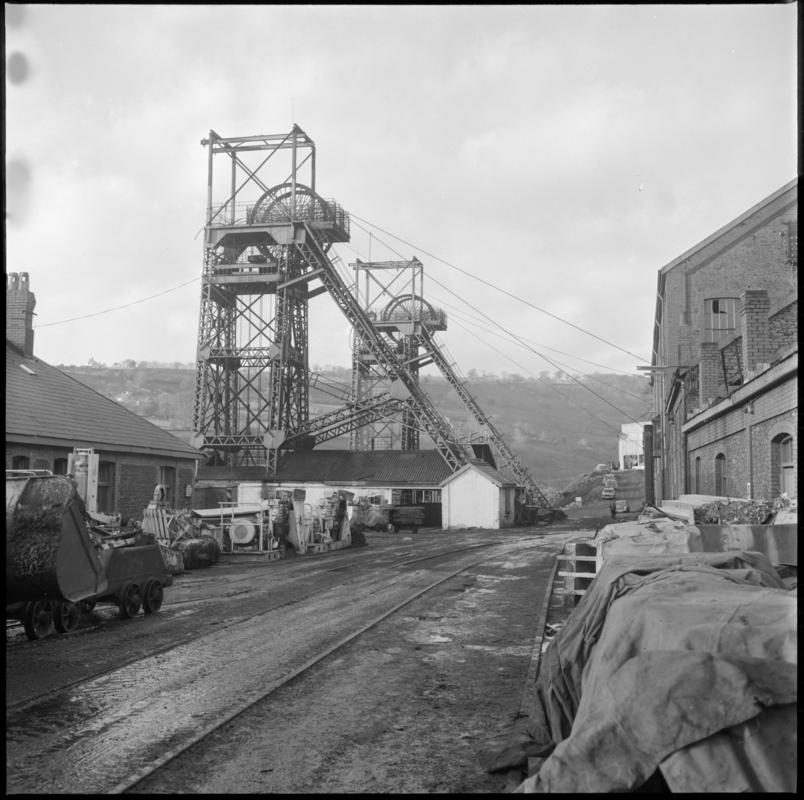 Surface view of Markham Colliery.  &#039;Markham&#039; is transcribed from original negative bag.