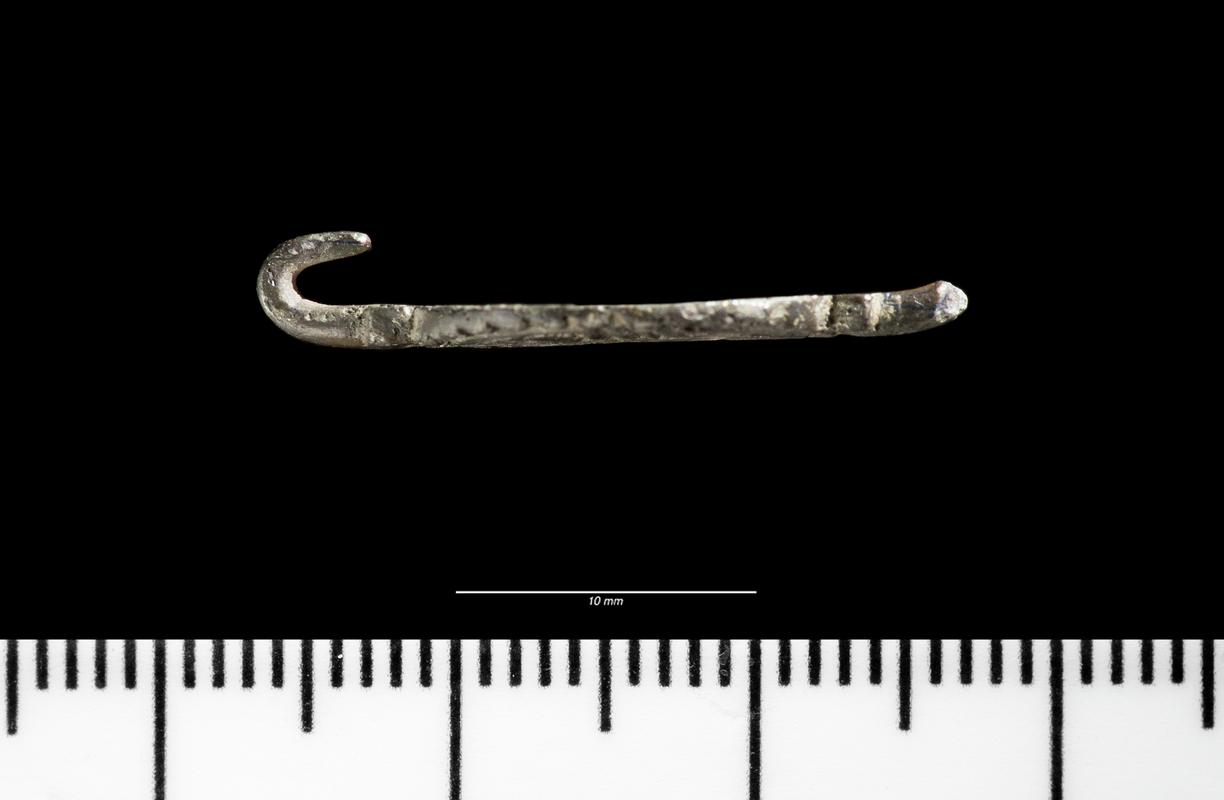 Early Medieval silver fastener