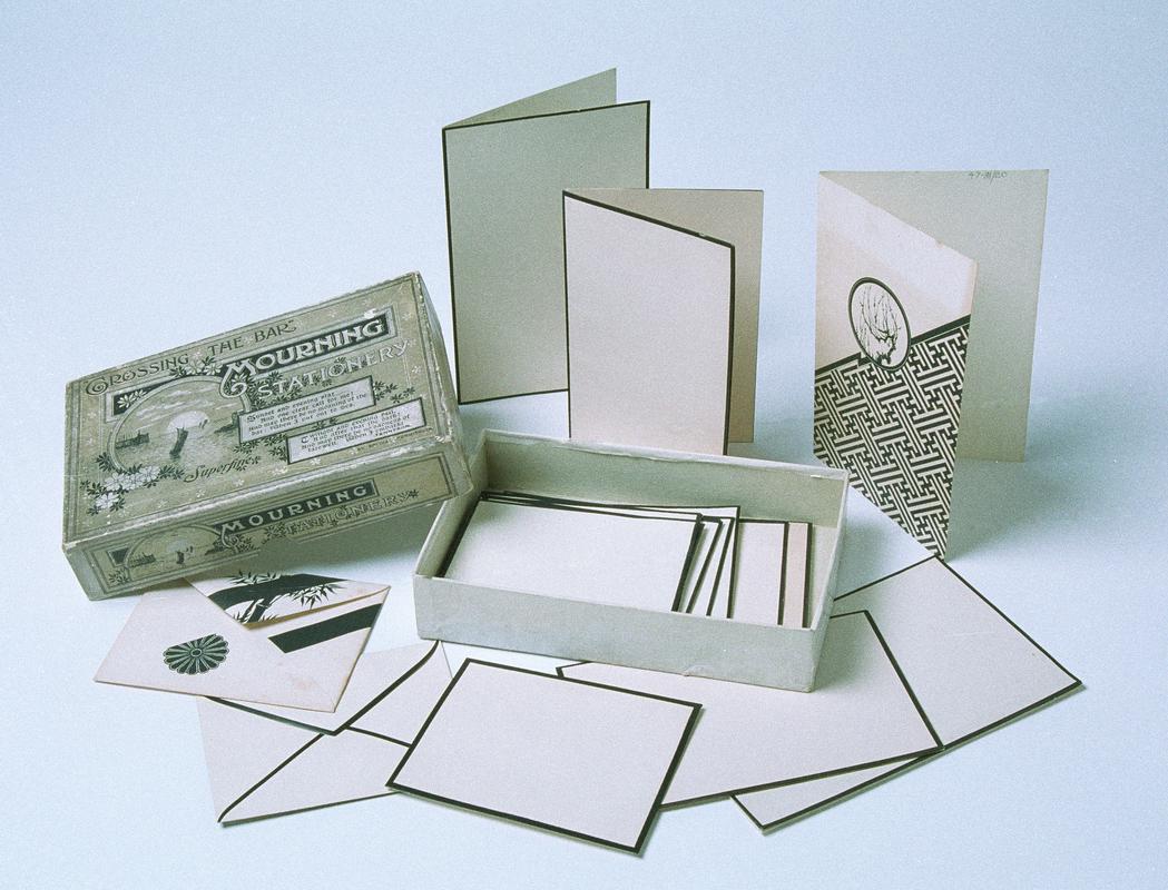 Display of Mourning Stationary