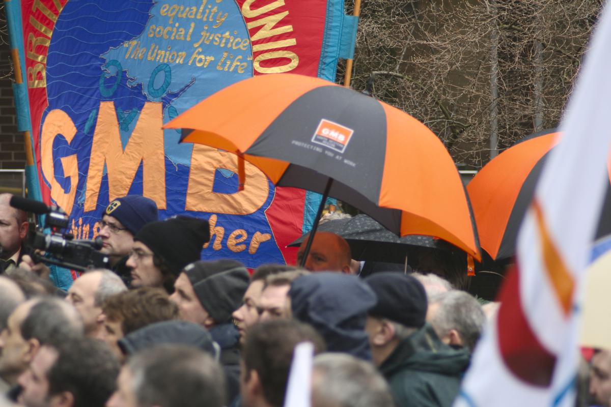 Hoover factory march, Merthyr Tydfil, photograph