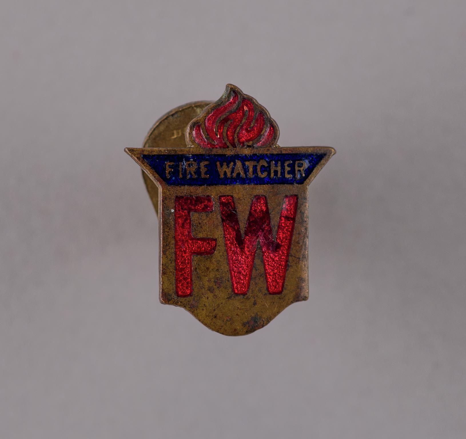Fire watcher's badge