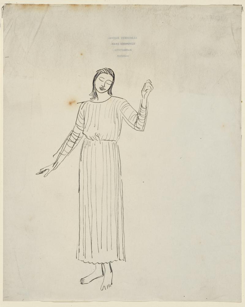 Woman in a Long Dress