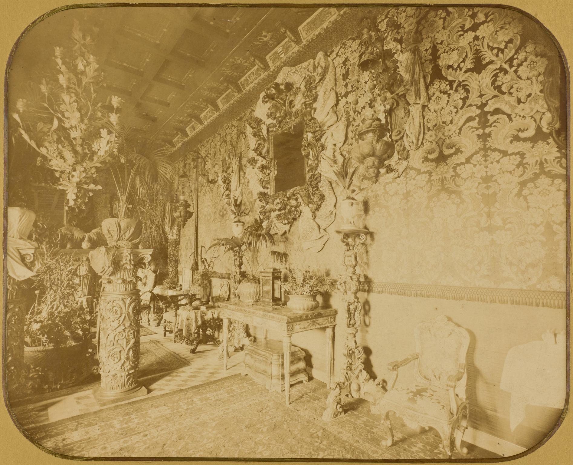 Unidentified interior, photograph