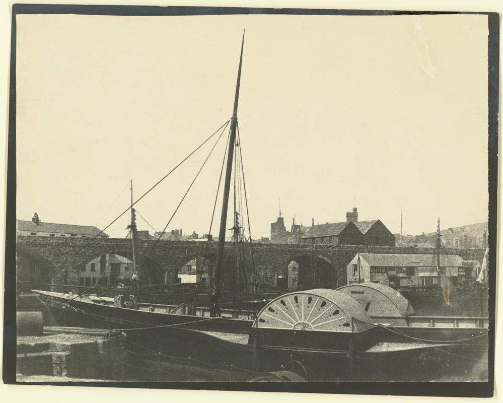 View over Swansea Dock (1855-1860)