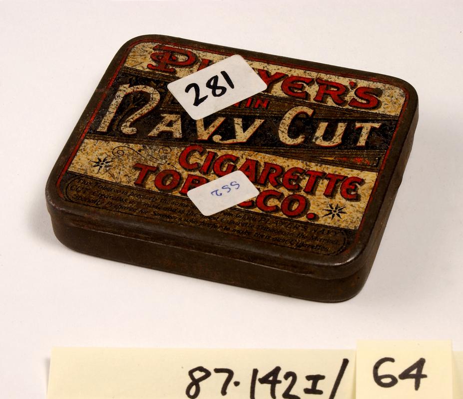 Navy Cut tobacco tin