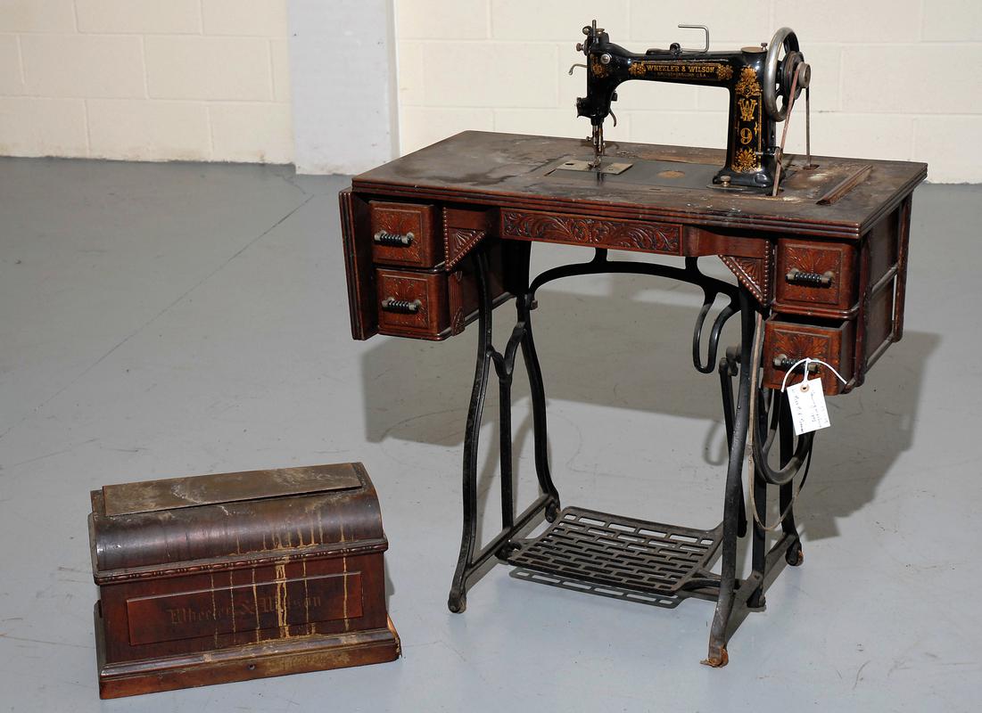 Sewing machine, treadle