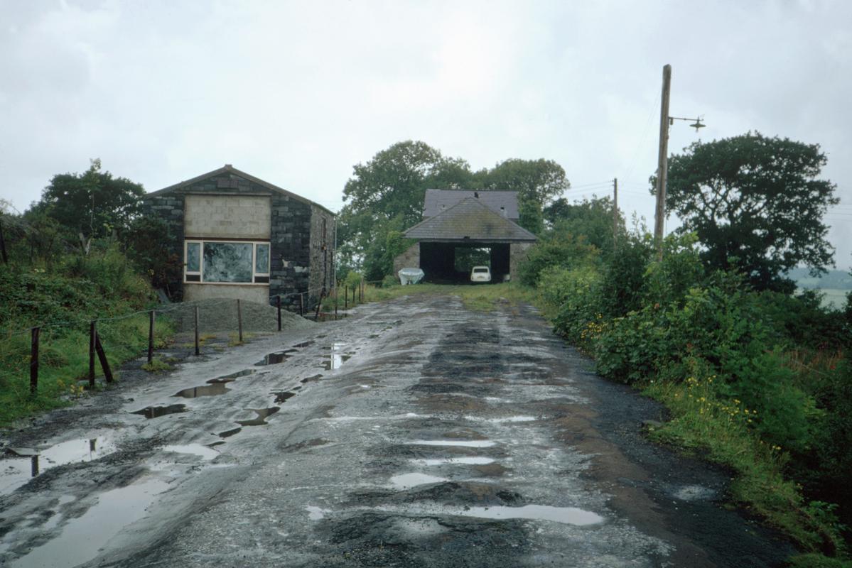 Railway line towards engine shed at Penscoins