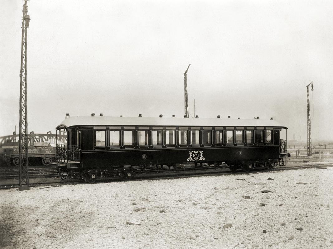 Barnum &amp; Bailey coach No. 1 at (ex. Newport Alexandra (Newport) Docks &amp; Railway Company)