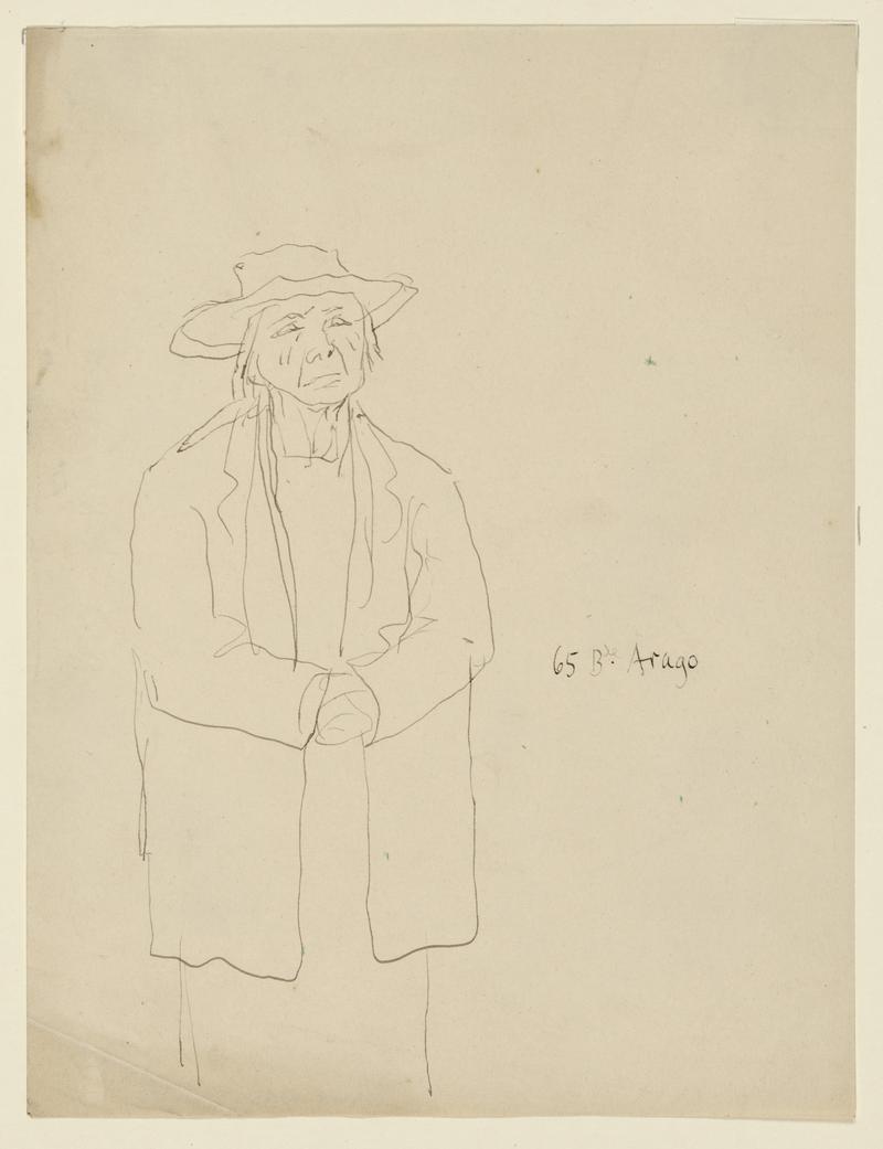 Peasant Wearing a Broad Brimmed Hat