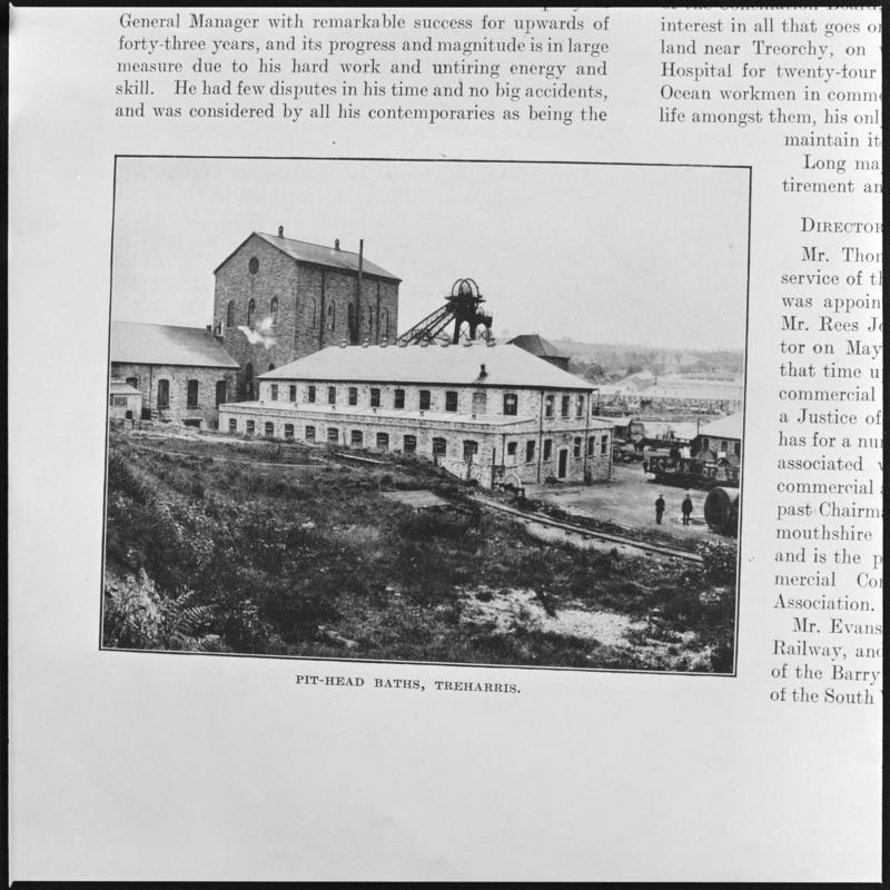 Deep Navigation Colliery, film negative