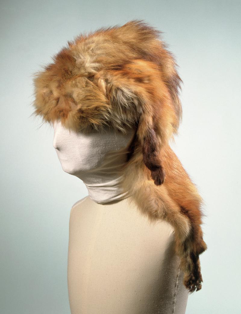 Fox-fur hat which belonged to Dr William Price, Llantrisant (1800-93)