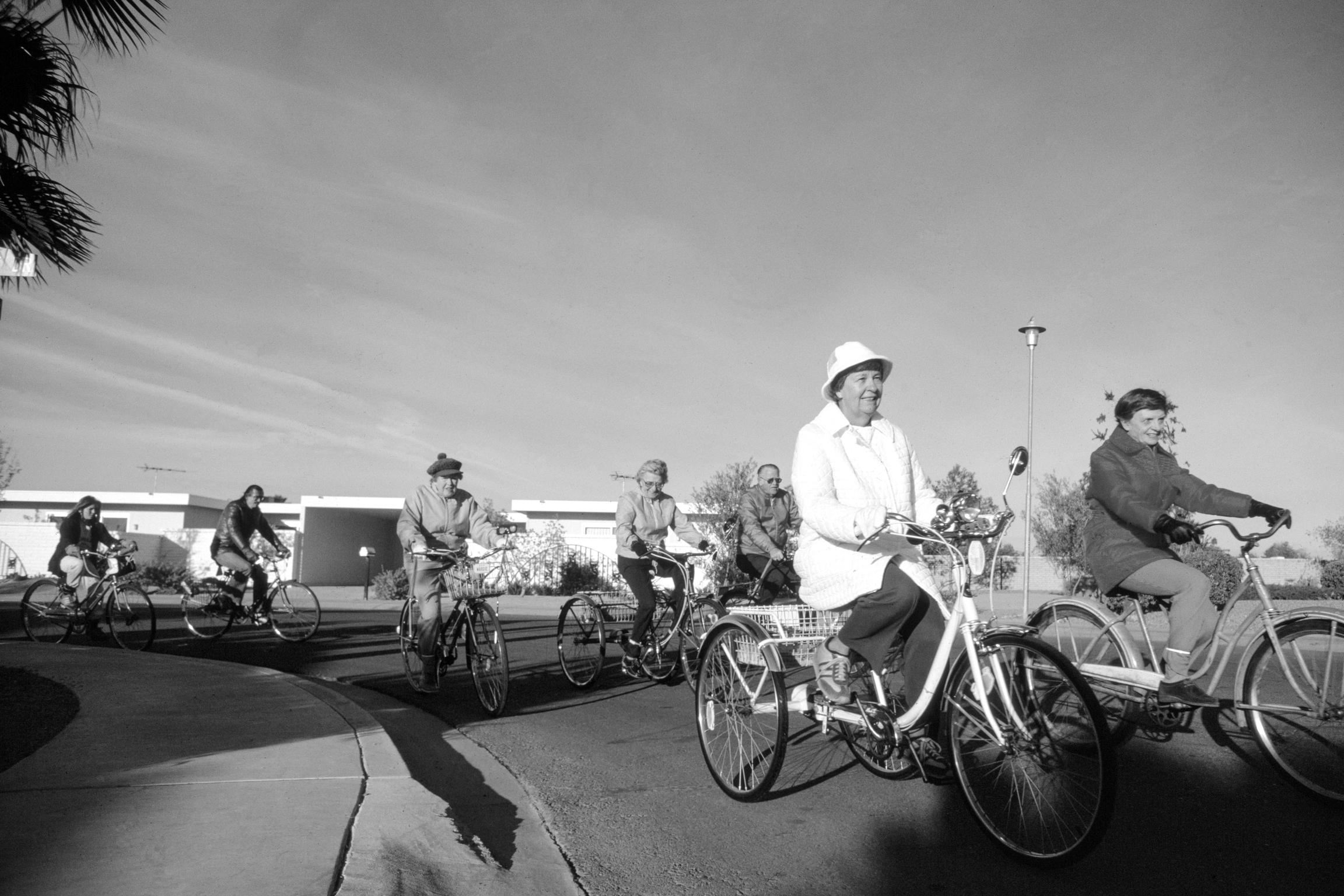 Sun City Retirement Home. Cycle-Mates Bicycle Club. Arizona USA
