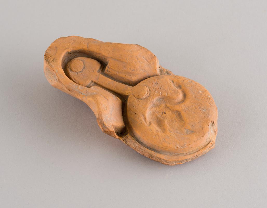Roman pottery lamp mould