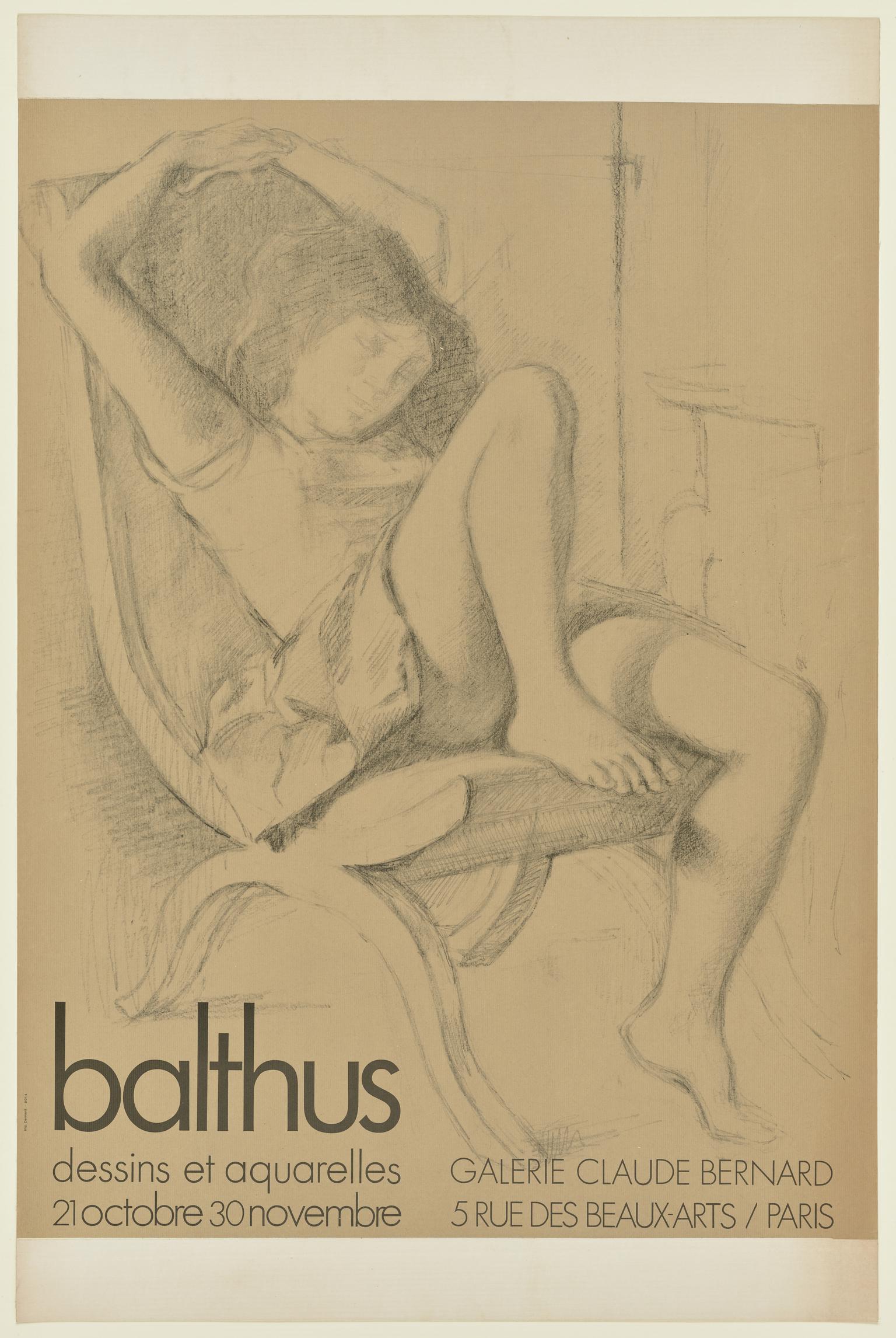 Balthus: Dessins et Aquarelles, Galerie Bernard