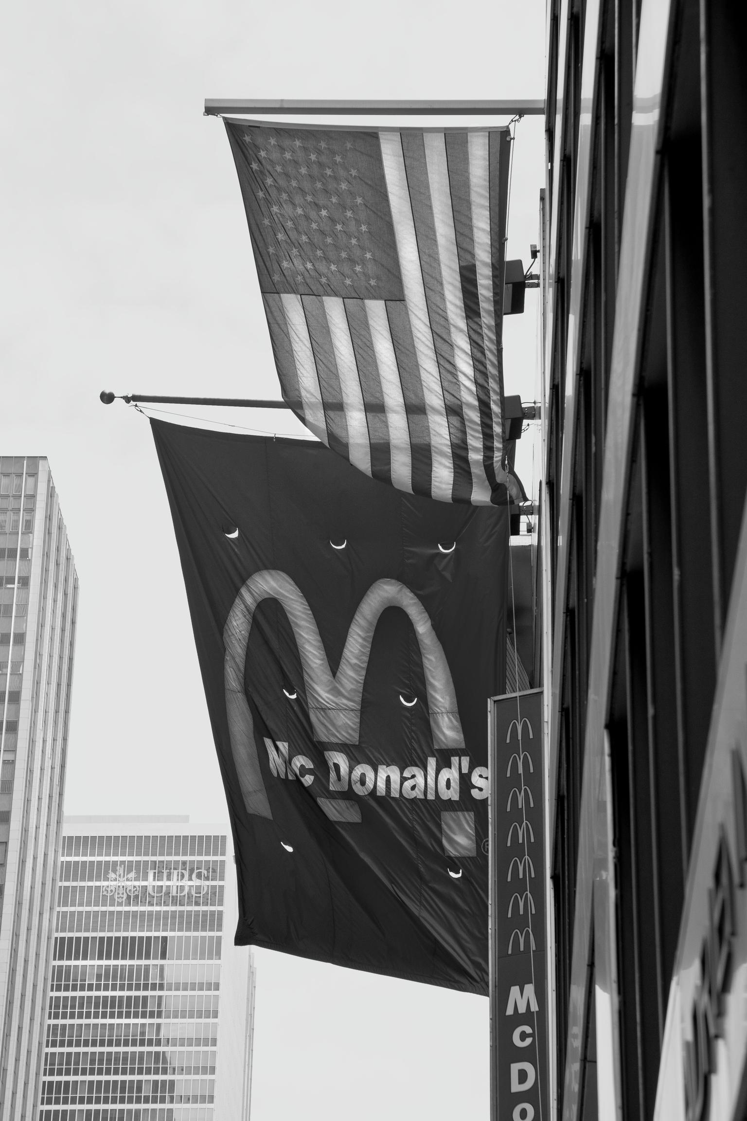 Symbols of USA, central Manhattan. New York USA