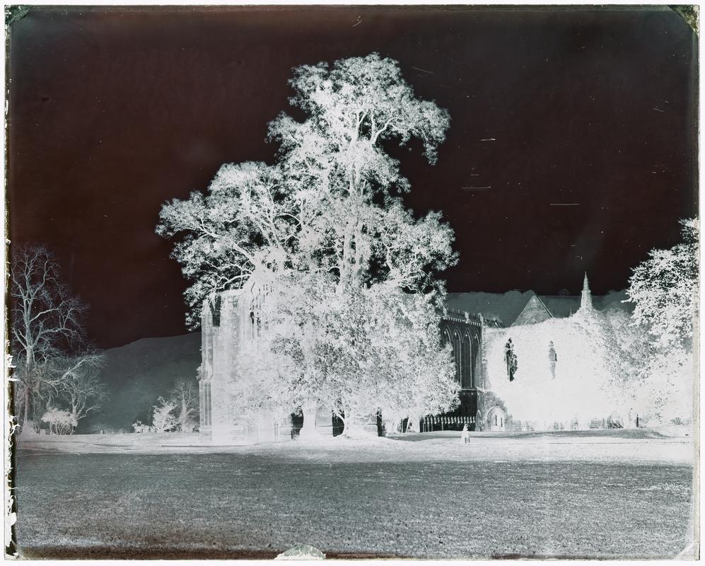Bolton Abbey, Yorkshire (glass negative)