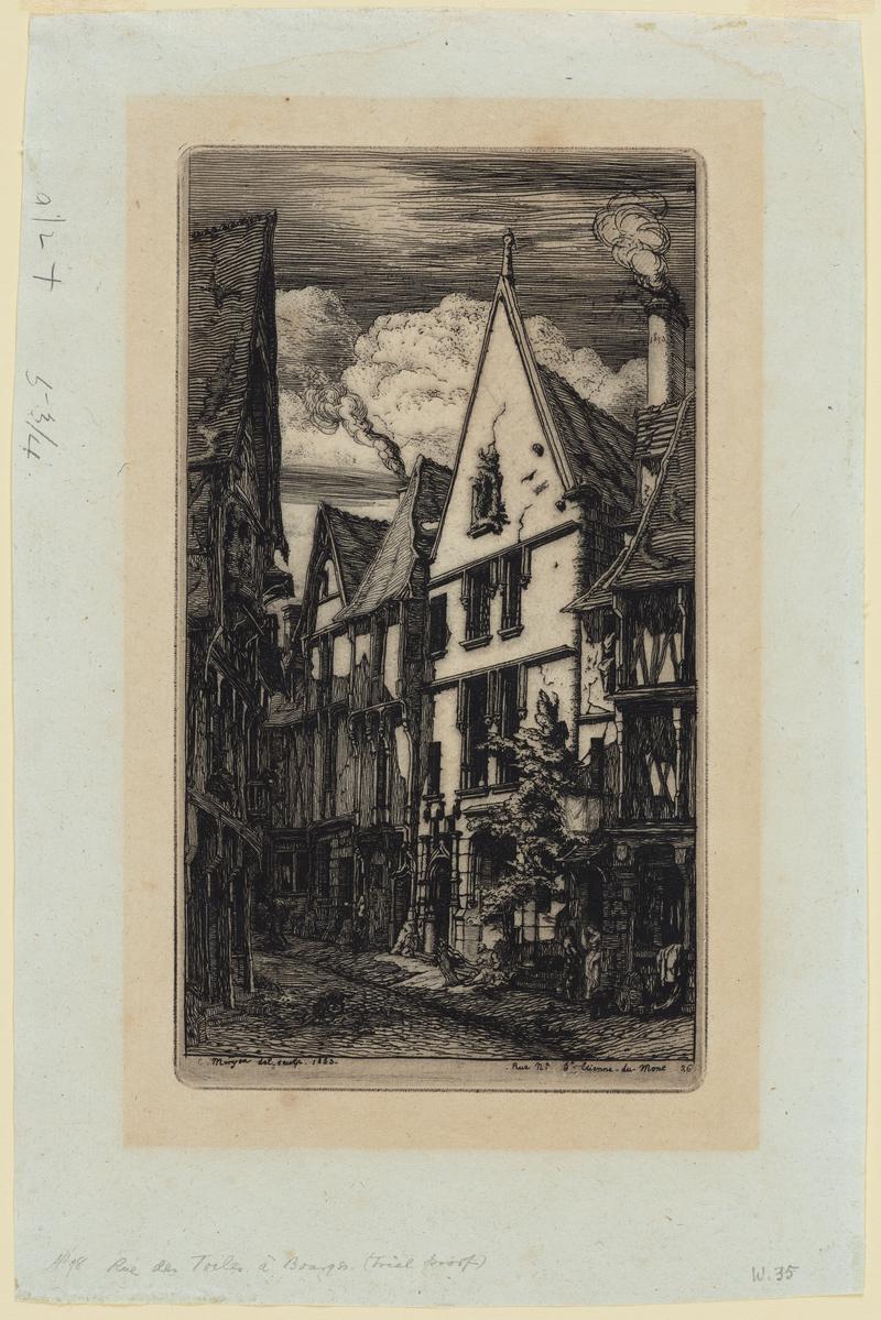 La Rue des Toiles, à Bourges