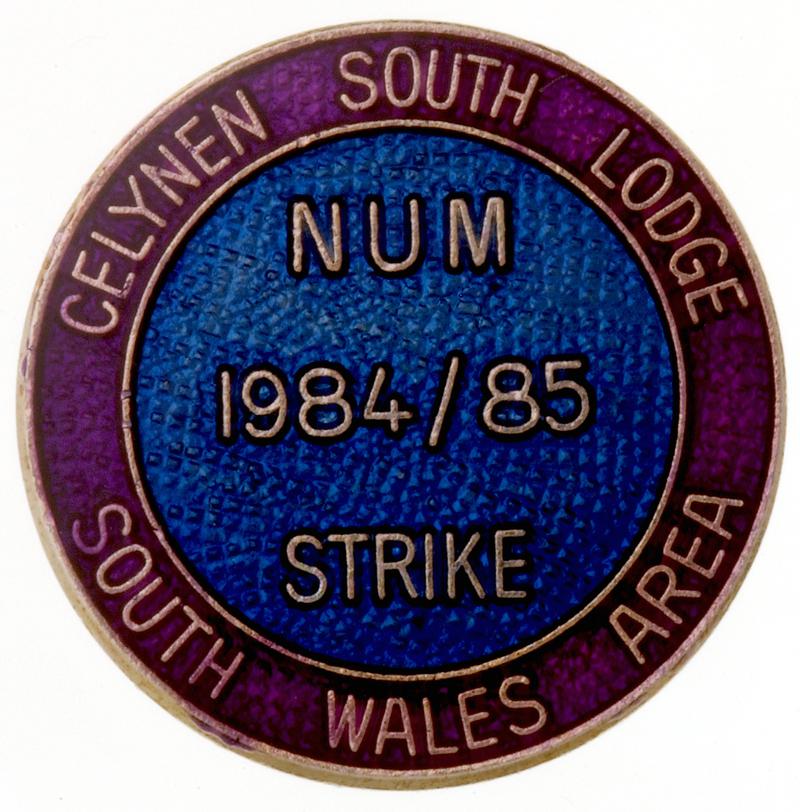 N.U.M Celynen South Lodge Badge 1984/1985
