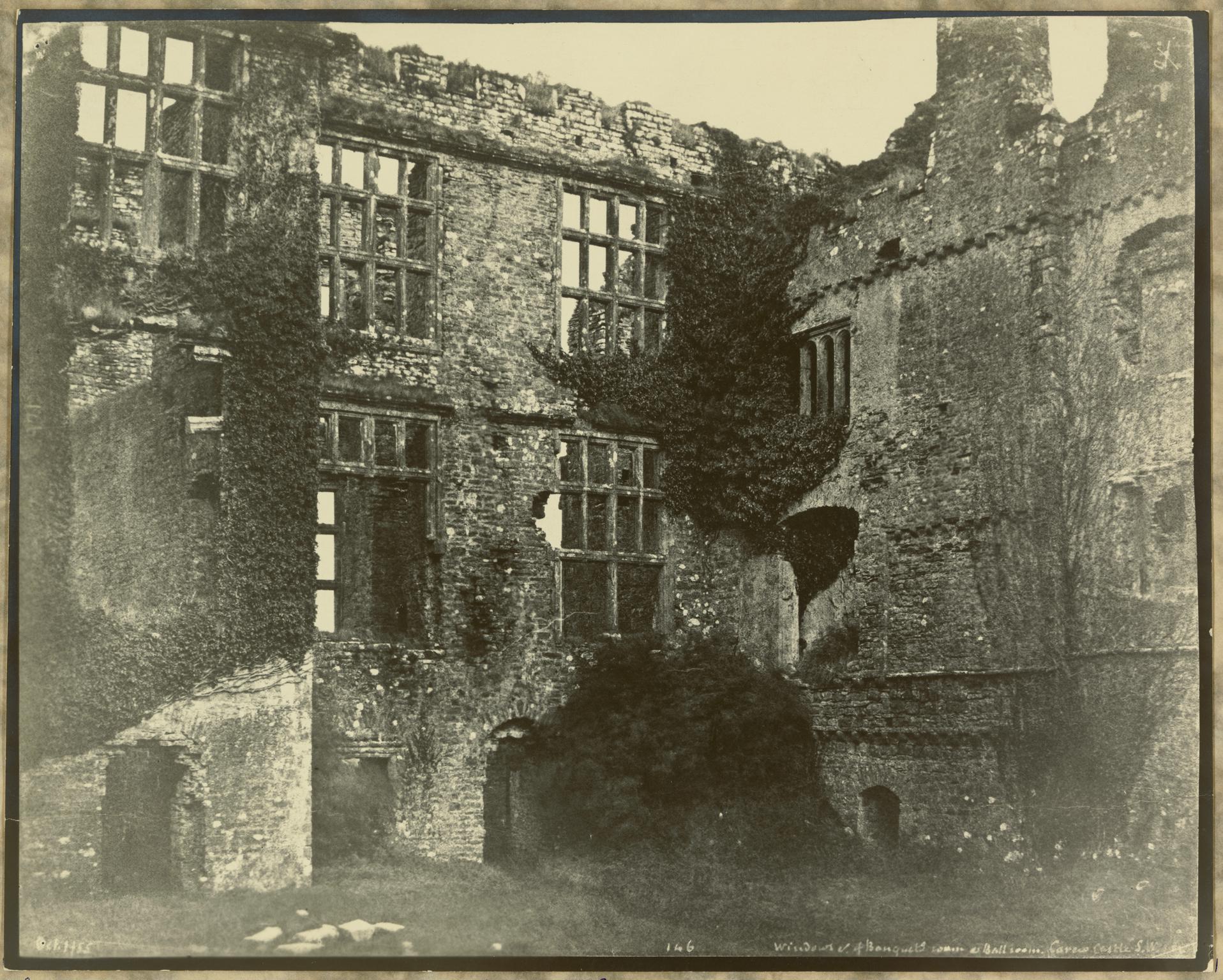 Windows of Banquets room and Ballroom, Carew Castle, S.W.