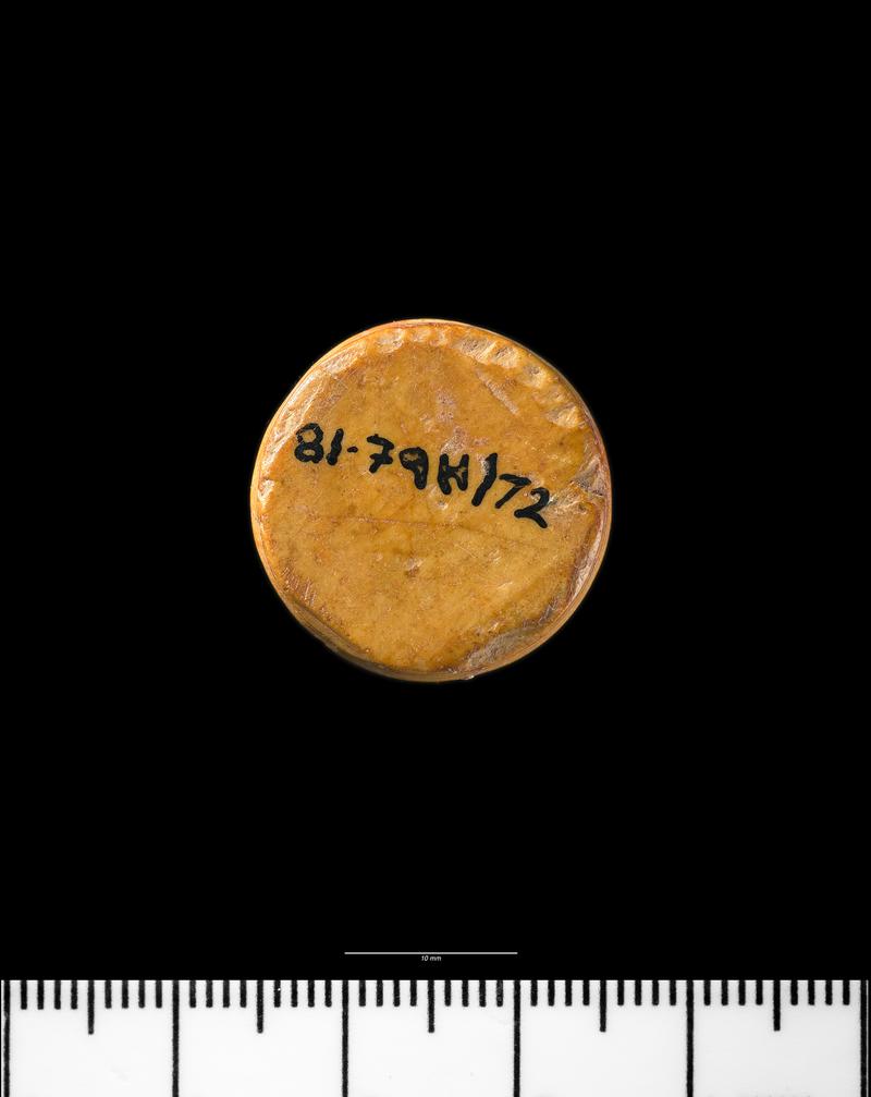 Roman bone gaming counter