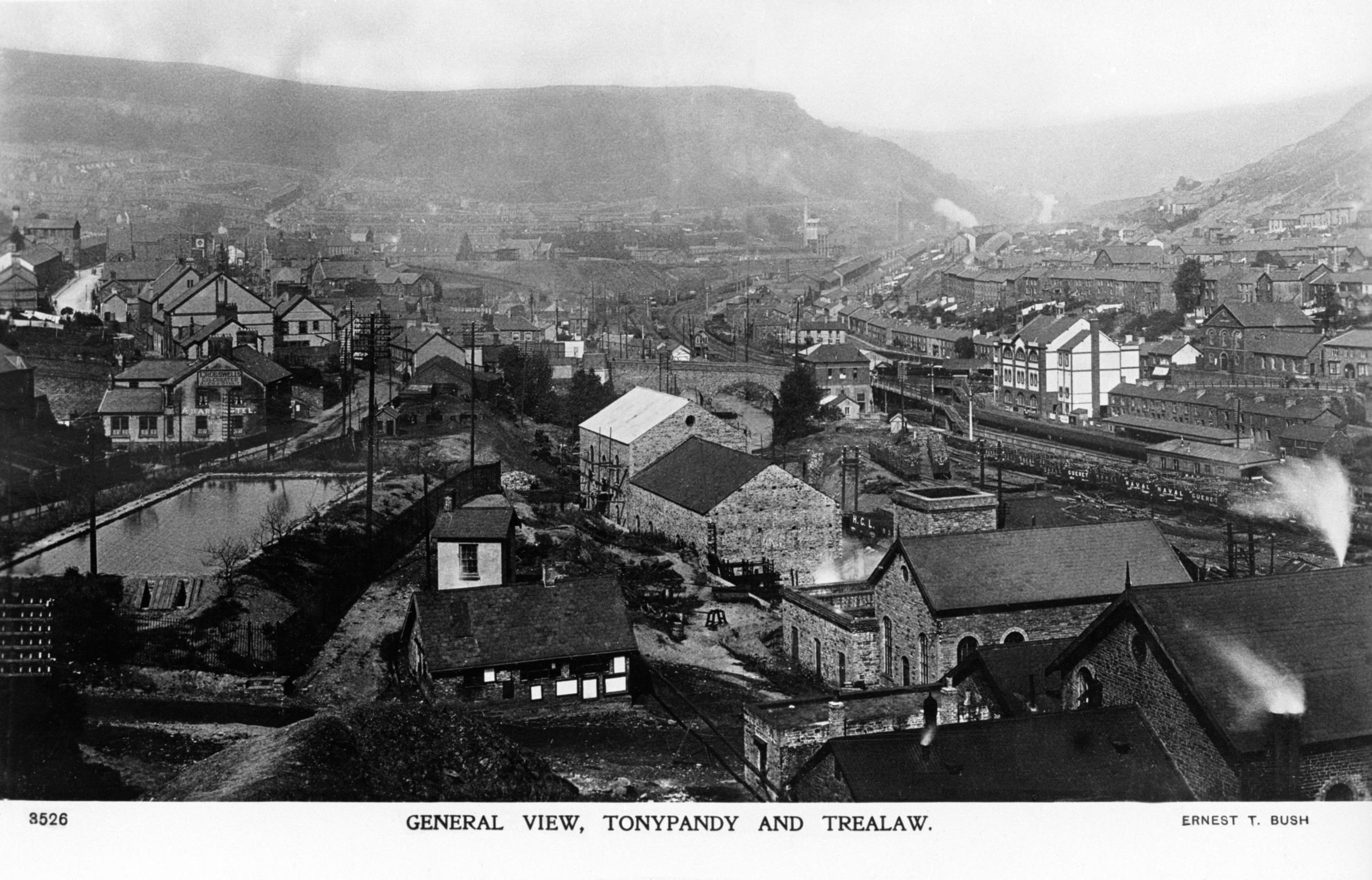 General View, Tonypandy and Trealaw (postcard)