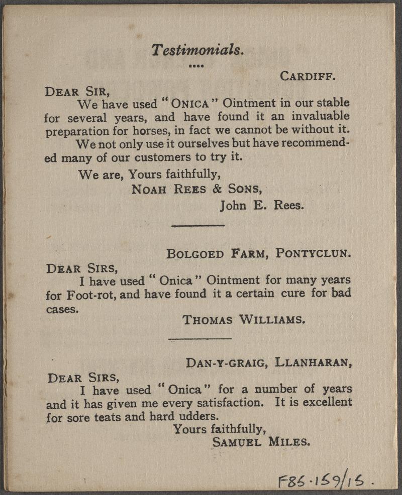 Trade leaflet