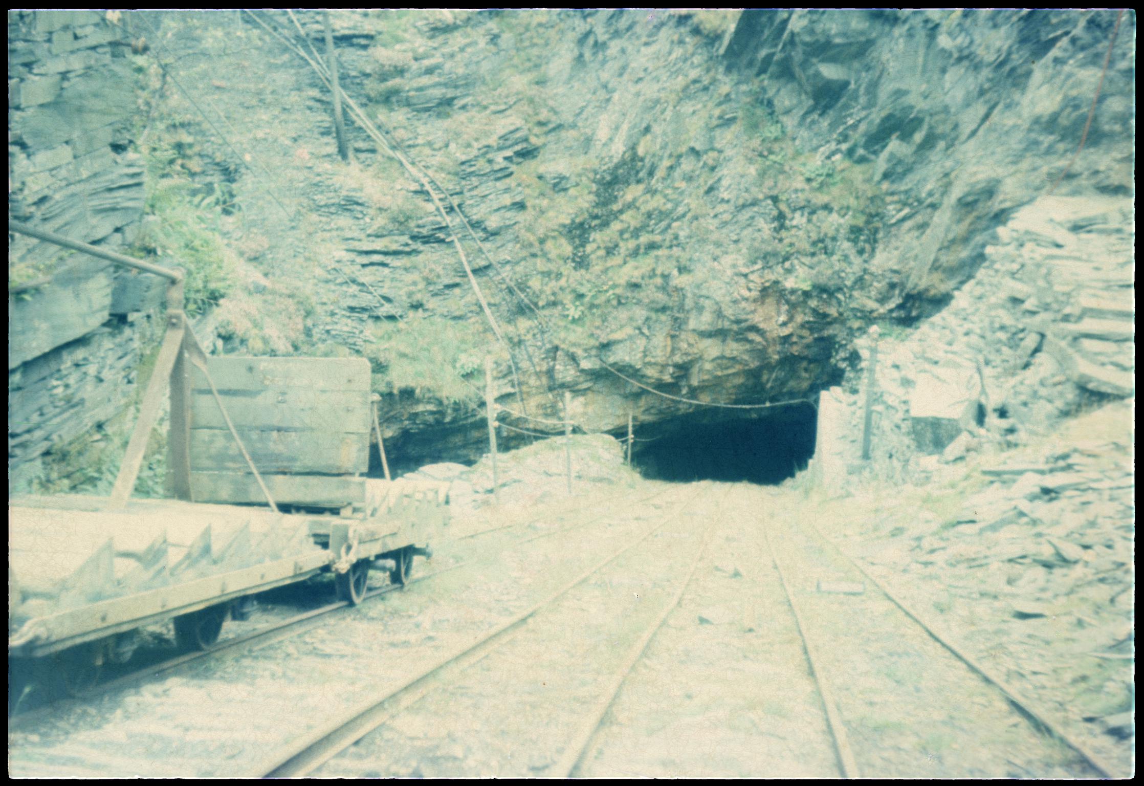Maenofferen slate quarry, slide