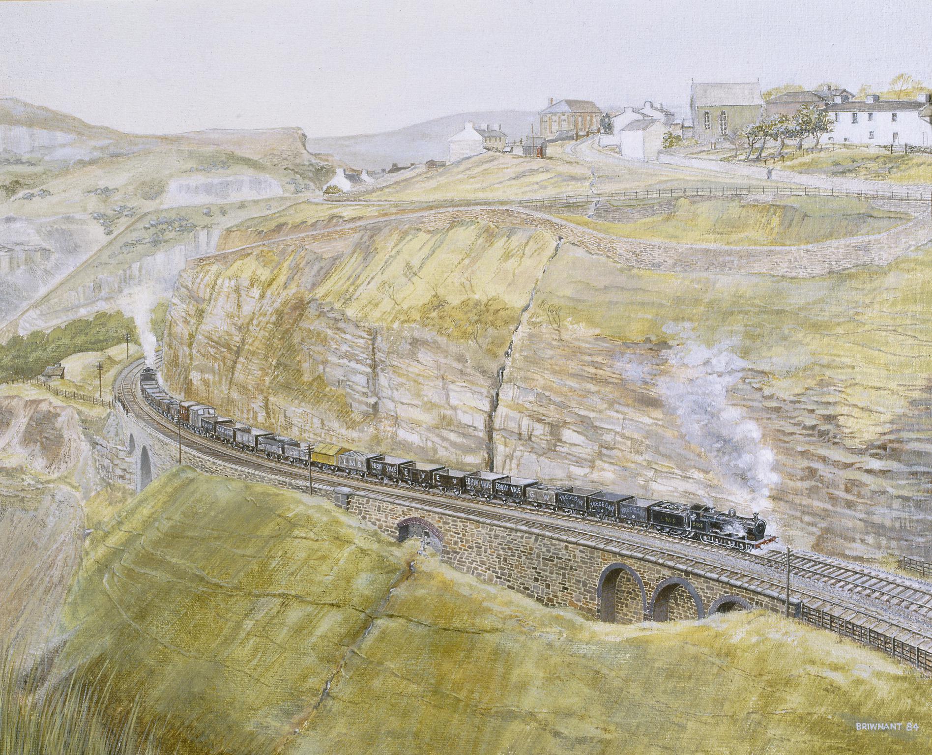 Clydach Gorge, Gelli Felen (painting)
