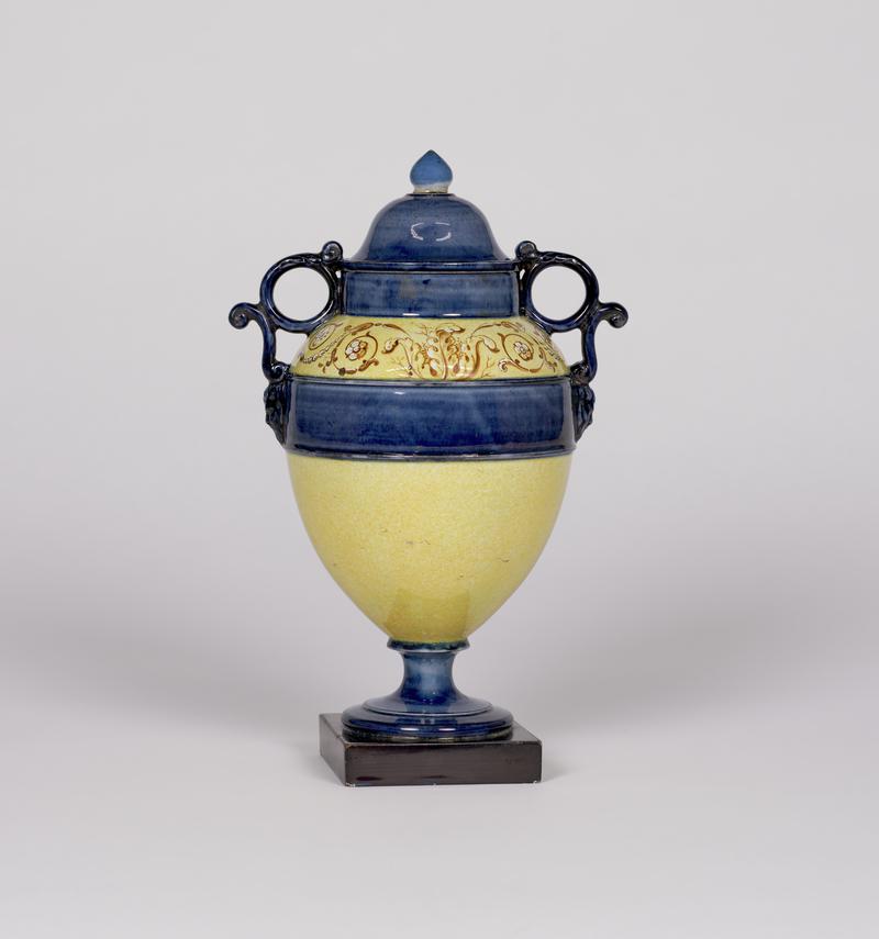 Vase, with cover