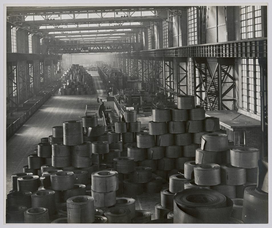 Photographs of steelworks and South Wales