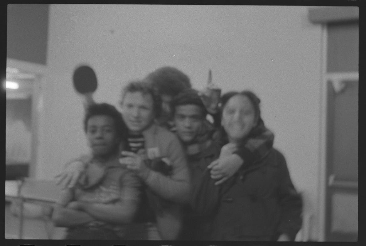 Teenagers at Butetown Youth Club.