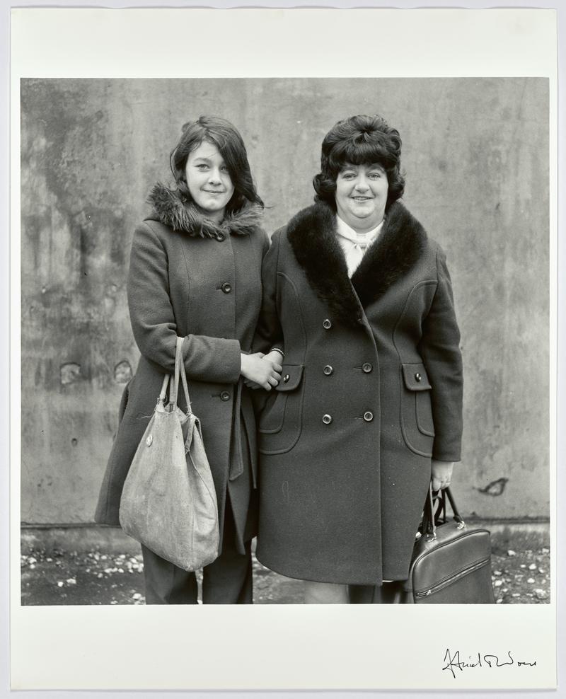 Karen Cubin and Barbara Taylor, daughter and mother, from Barrow-in-Furness - See also NMW A 55203