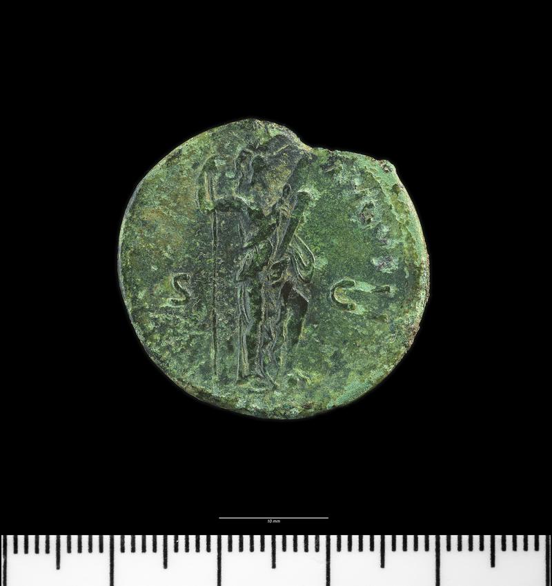 Caerleon Fortress Baths coins