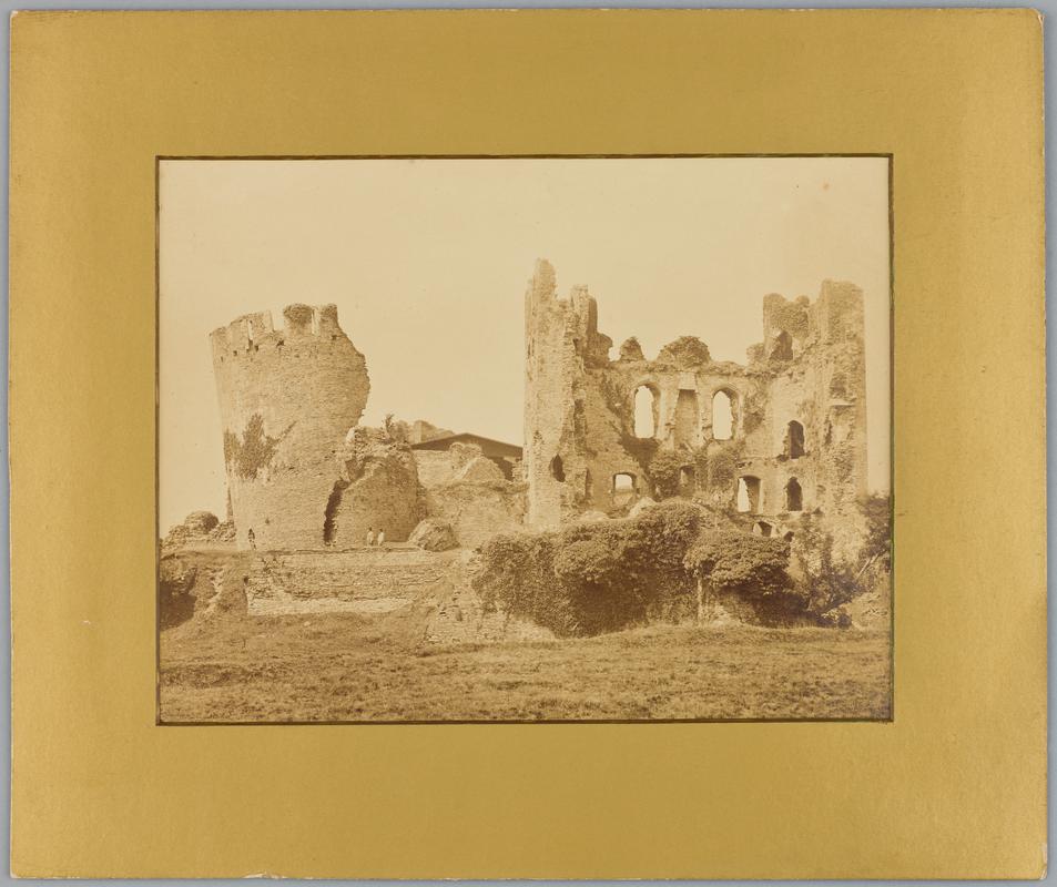 The Leaning Tower, Caerphilly Castle, 1870s