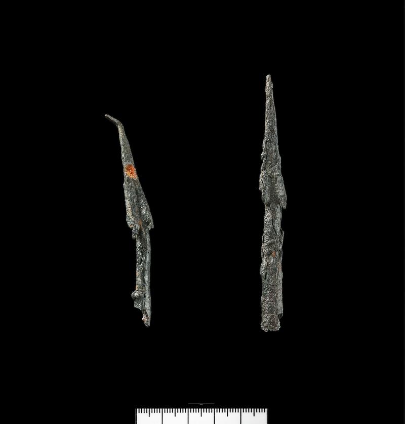 Roman iron arrowheads