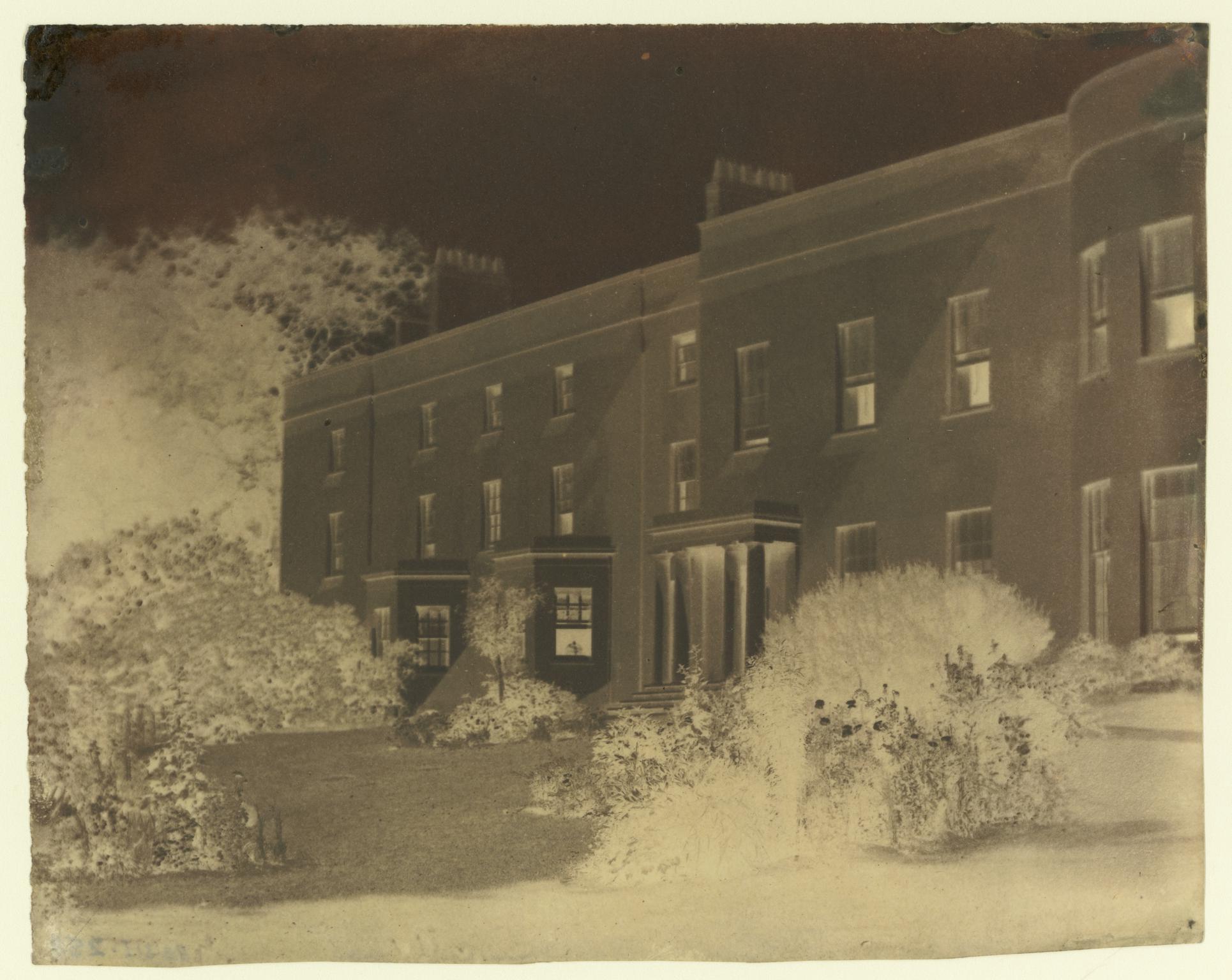 Sketty Hall, paper negative