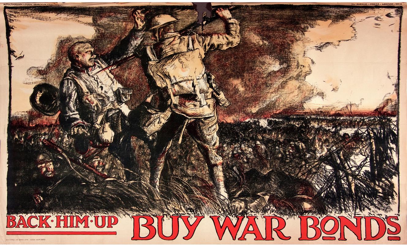 Back him up: Buy War Bonds