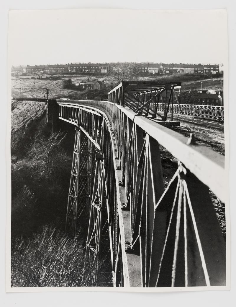 Demolition of Crumlin viaduct, photograph