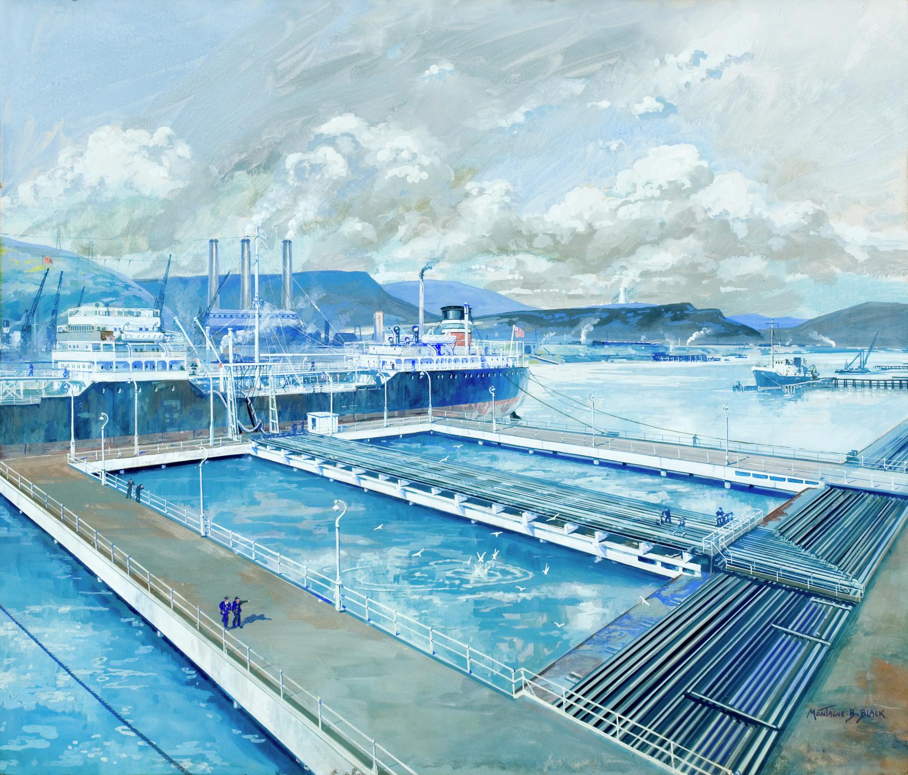 Queen's Dock, Swansea (painting)