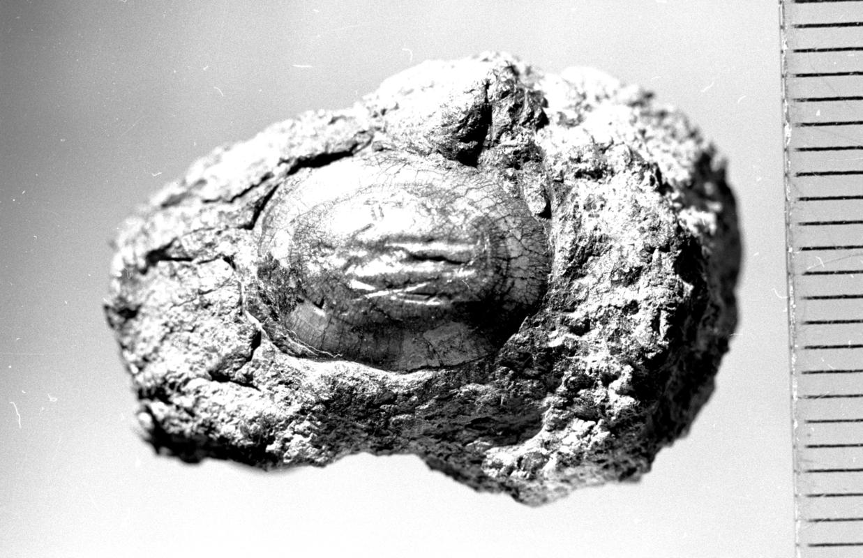 Roman intaglio (Mercury)